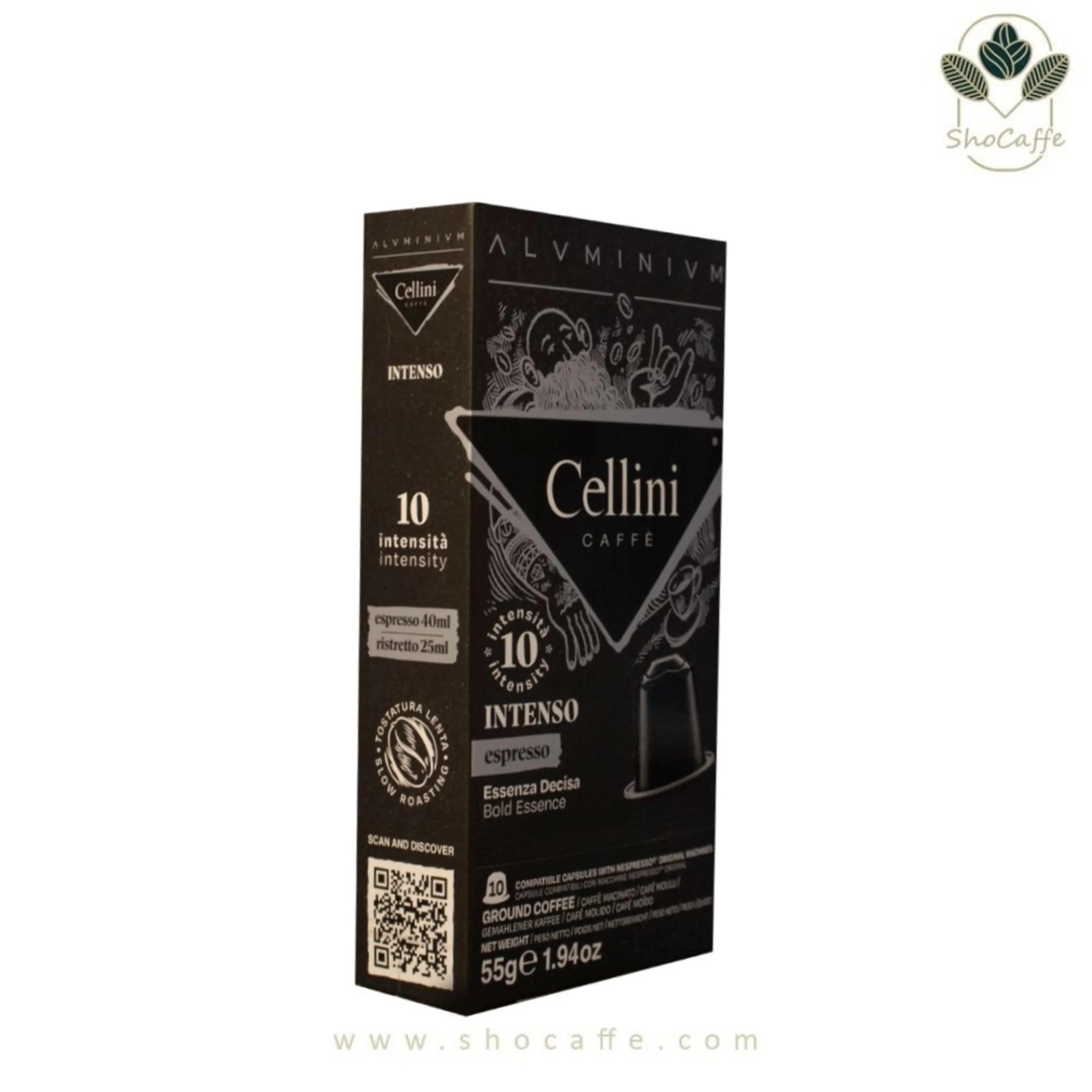 کپسول قهوه نسپرسو چلینی اینتنسو Cellini Intenso